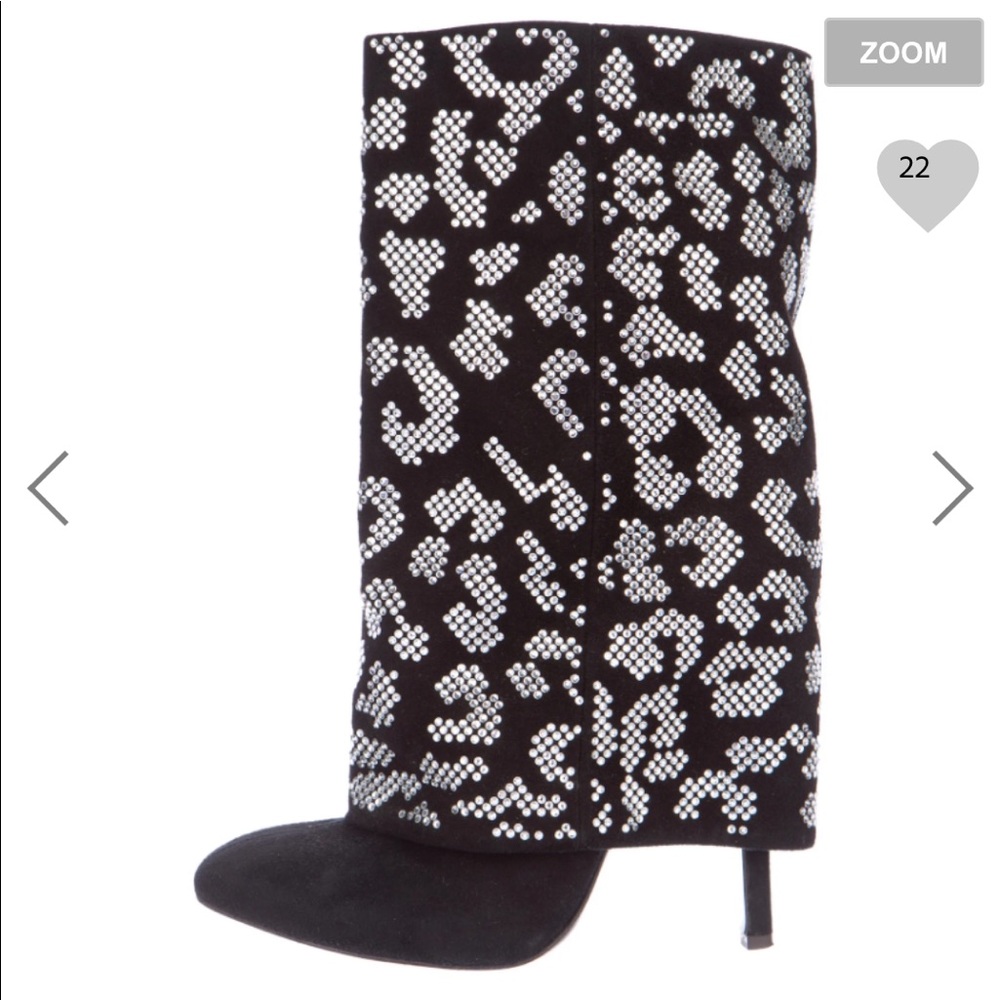 Zanotti for Balmain Swaroski boots 38 - Rare
